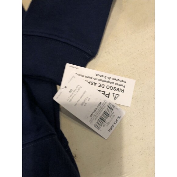 NEW Carter's Skeleton Sweatshirt and Color Changing Halloween Size 4-5 skull - Picture 2 of 3